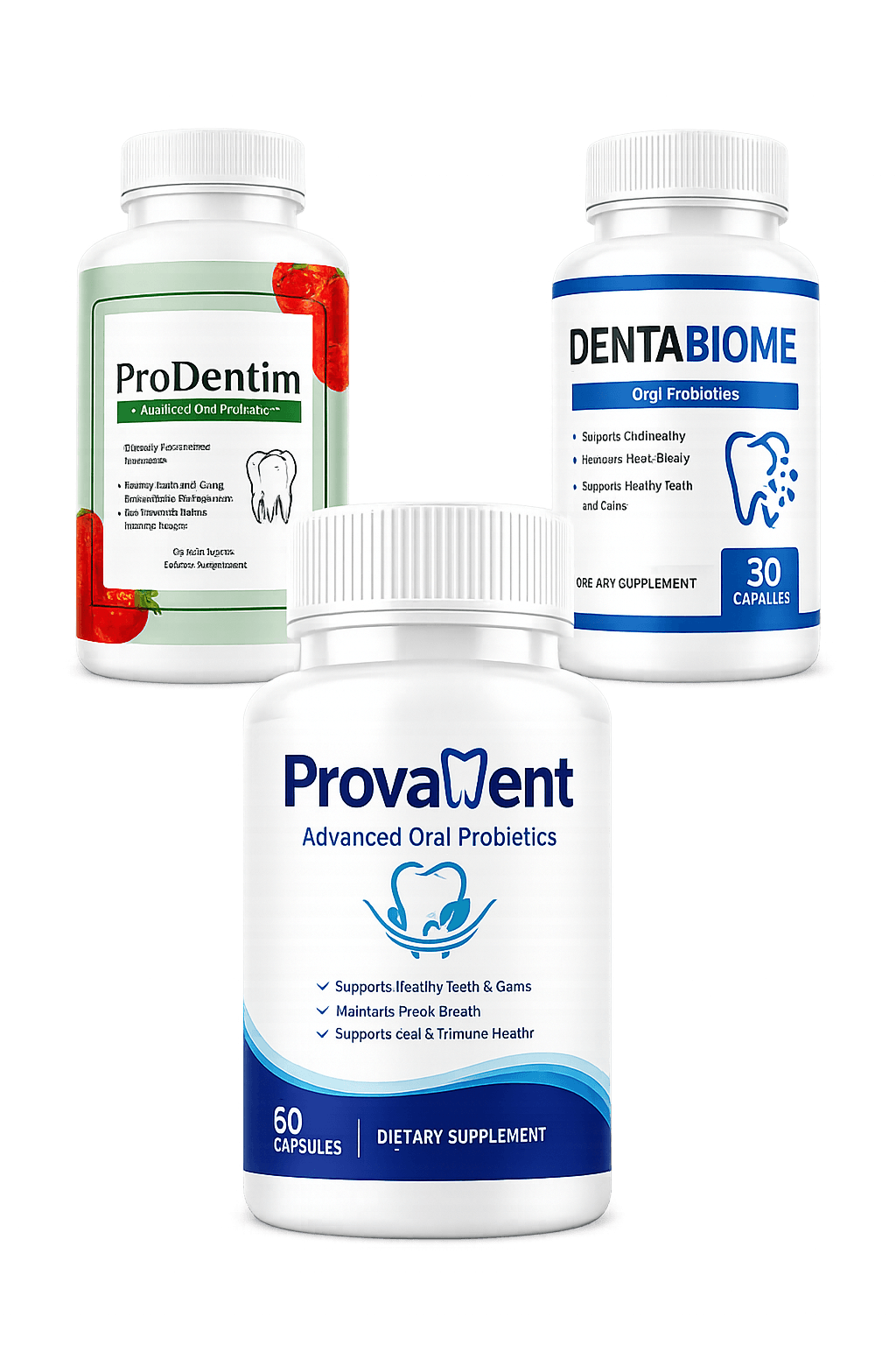Teeth & Gums Supplements supplement bottles